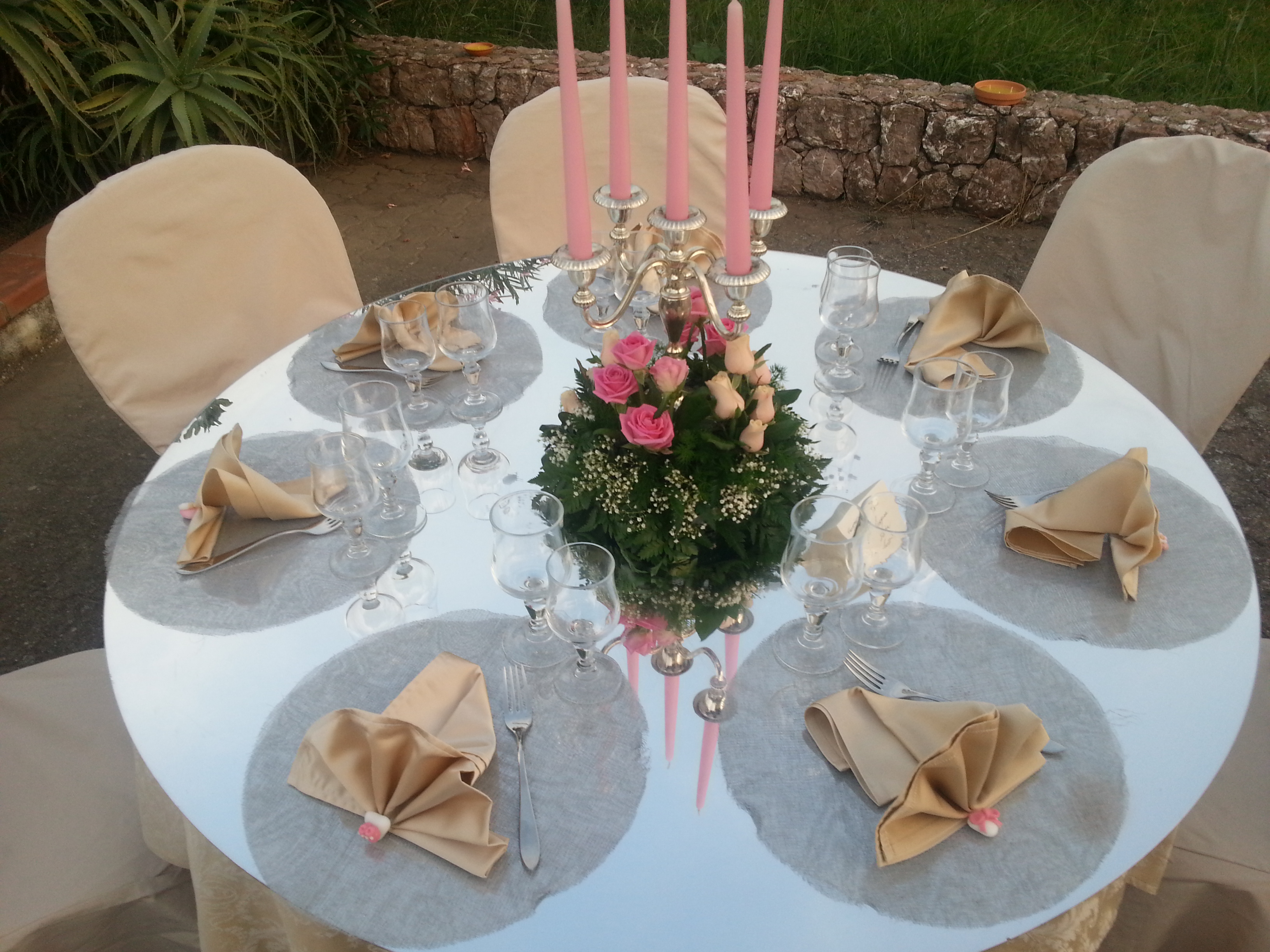 Floral event table
